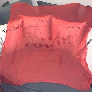 PRICE DROP! NWOT Coach scarf